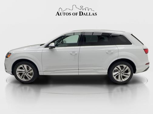 Glacier White Metallic 2021 Audi Q7 45 Premium Plus