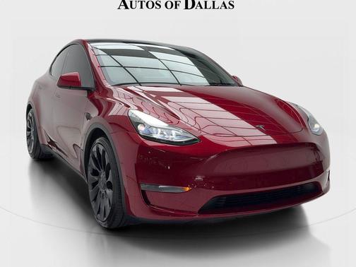Ultra Red 2024 Tesla Model Y Performance Dual Motor All-Wheel Drive