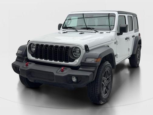 Bright White Clearcoat 2024 Jeep Wrangler Sport S