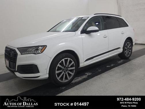 Carrara White 2023 Audi Q7 45 Premium Plus