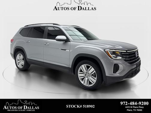 Silver Mist Metallic 2024 Volkswagen Atlas 2.0T SE w/Technology