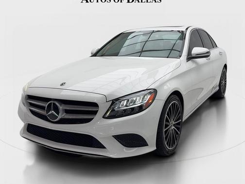 White 2021 Mercedes-Benz C-Class Sedan