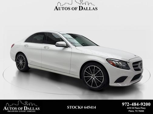 White 2021 Mercedes-Benz C-Class Sedan