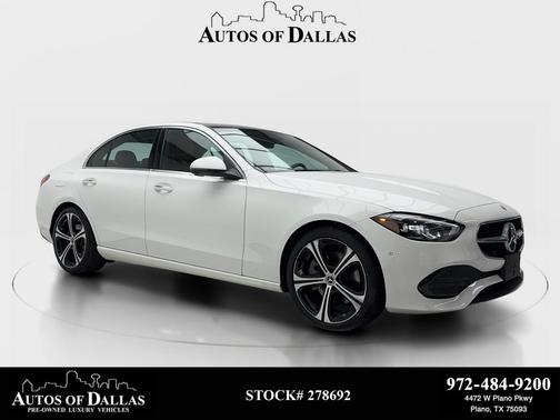 White 2025 Mercedes-Benz C-Class C 300