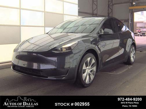 Solid Black 2024 Tesla Model Y Long Range Single Motor Rear-Wheel Drive