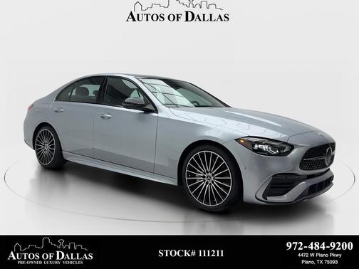 Silver 2023 Mercedes-Benz C-Class Sedan
