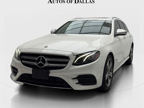 White 2018 Mercedes-Benz E-Class 4MATIC