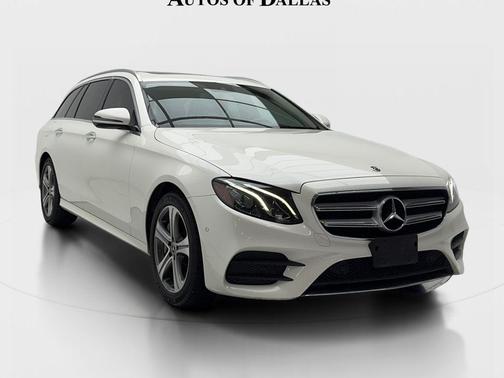 White 2018 Mercedes-Benz E-Class 4MATIC