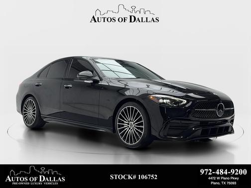 Black 2023 Mercedes-Benz C-Class Sedan