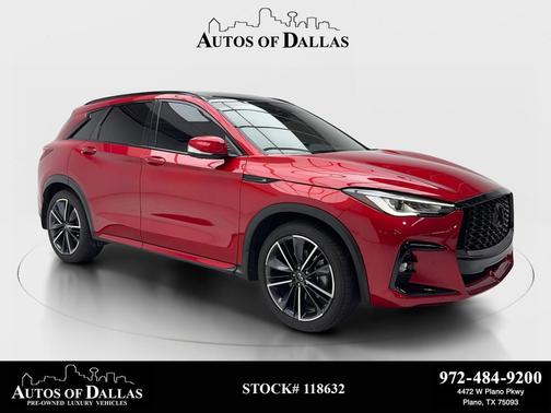 Dynamic Sunstone Red 2023 INFINITI QX50 SPORT
