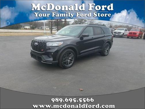 Agate Black Metallic 2026 Ford Explorer ST