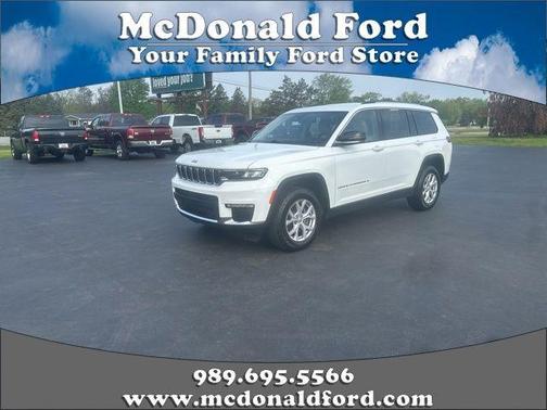 Bright White Clearcoat 2021 Jeep Grand Cherokee L Limited