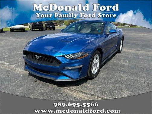 Atlas Blue Metallic 2022 Ford Mustang EcoBoost