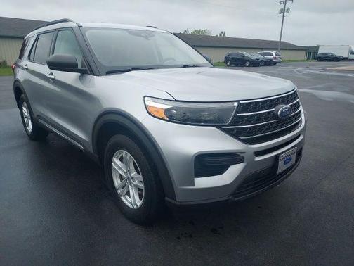 Iconic Silver Metallic 2022 Ford Explorer XLT