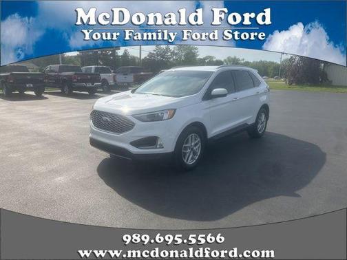 Oxford White 2023 Ford Edge SEL
