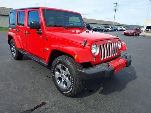 Firecracker Red Clearcoat 2017 Jeep Wrangler Unlimited Sahara