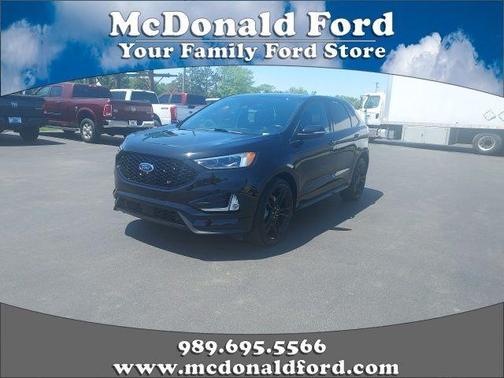 Agate Black Metallic 2023 Ford Edge ST