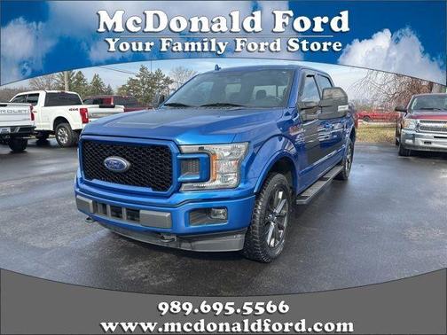 Lightning Blue 2018 Ford F-150 XLT