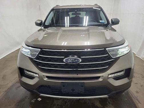 Gray 2021 Ford Explorer XLT