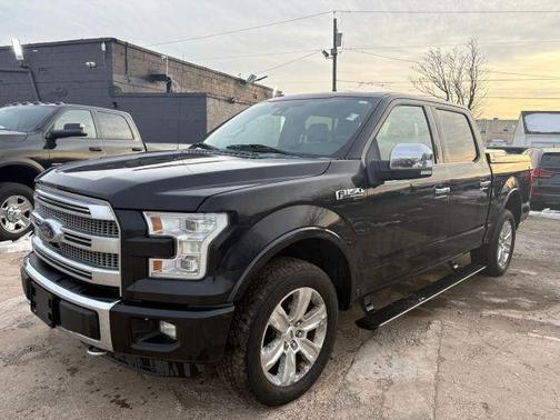 Black 2015 Ford F-150 Platinum Truck