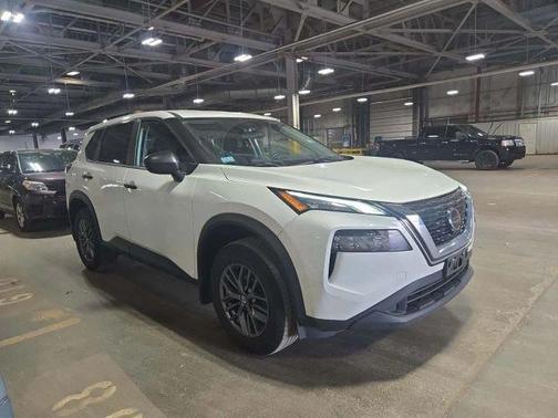 Glacier White 2021 Nissan Rogue S Sport Utility 4D