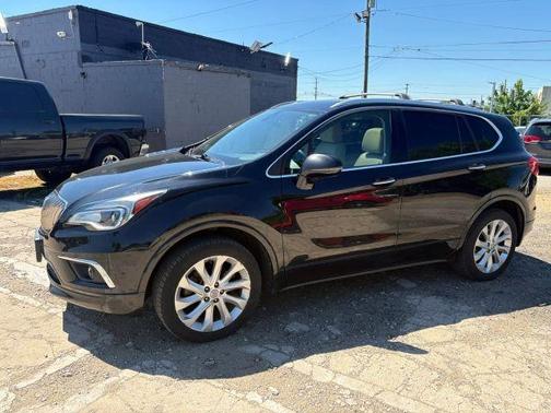 Black 2017 Buick Envision Premium II Sport Utility 4D