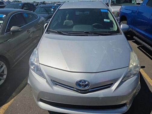 Silver 2012 Toyota Prius v Three Wagon 4D