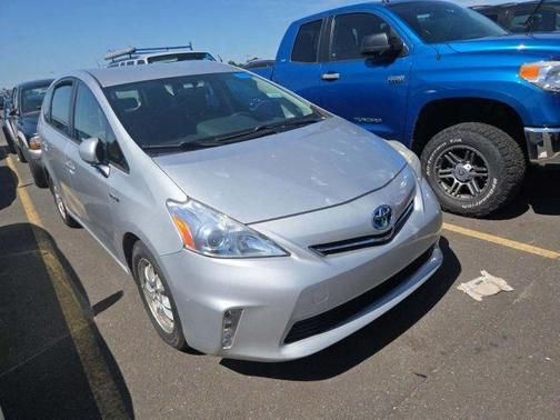 Silver 2012 Toyota Prius v Three Wagon 4D