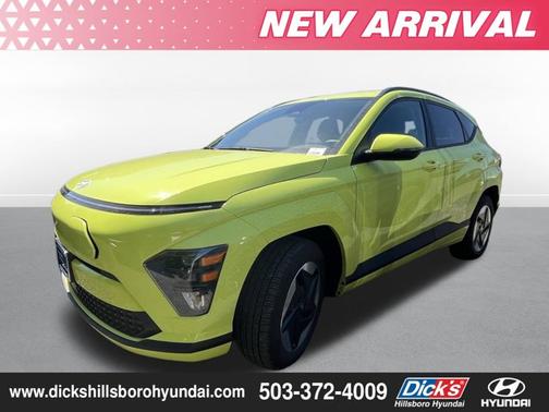 Yellow 2024 Hyundai KONA EV SEL