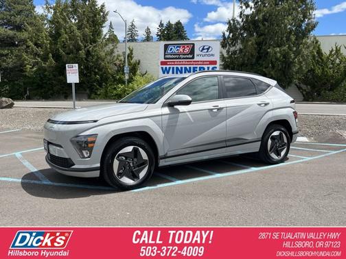 Gray 2024 Hyundai KONA EV SEL