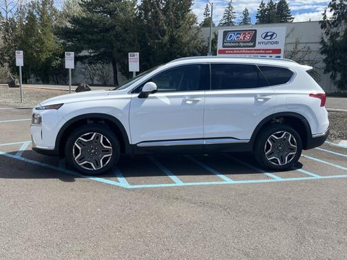 White 2023 Hyundai SANTA FE HEV SEL Premium