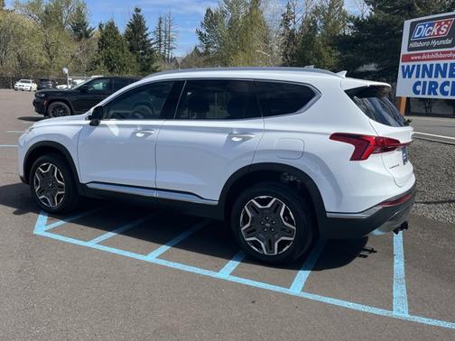 White 2023 Hyundai SANTA FE HEV SEL Premium