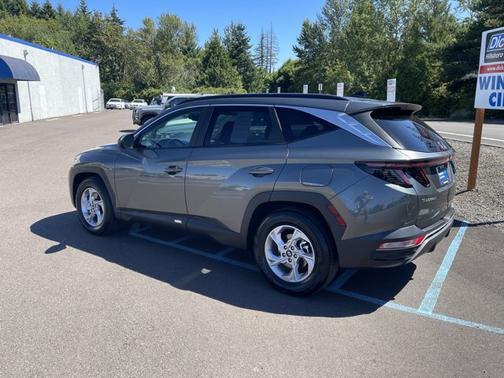 Gray 2022 Hyundai TUCSON SEL