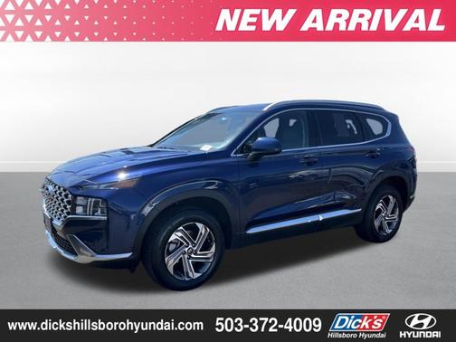 Blue 2021 Hyundai SANTA FE SEL