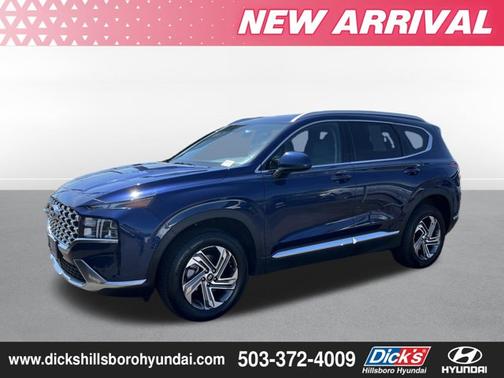 Blue 2021 Hyundai SANTA FE SEL