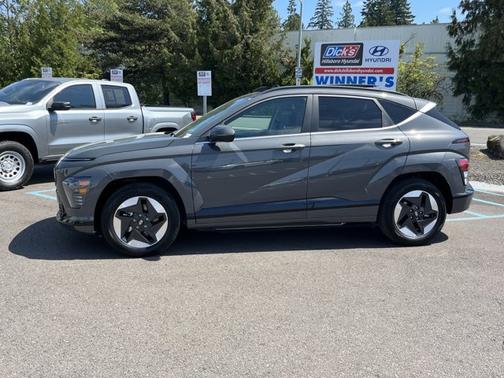 Gray 2025 Hyundai KONA EV Limited