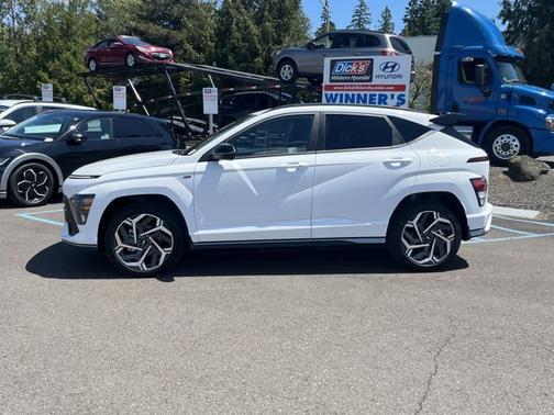 White 2025 Hyundai KONA N Line S