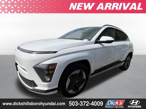White 2024 Hyundai KONA EV SEL