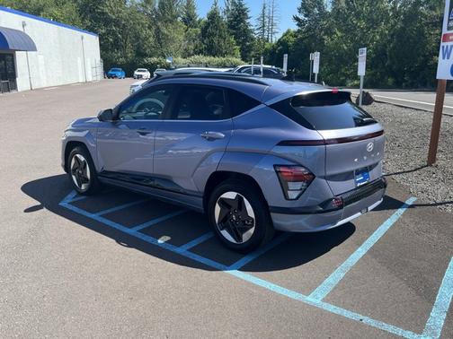 Blue 2025 Hyundai KONA EV Limited