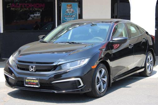 Crystal Black Pearl 2019 Honda Civic LX