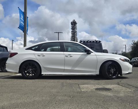 Platinum White Pearl 2025 Honda Civic