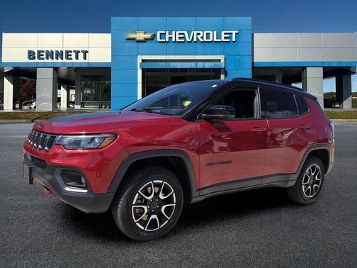 Red 2025 Jeep Compass Trailhawk