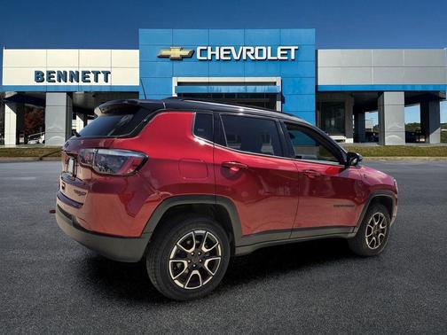 Red 2025 Jeep Compass Trailhawk