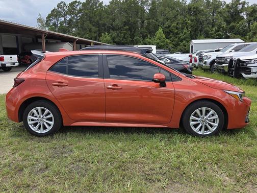 Inferno Red 2025 Toyota Corolla Hatchback SE