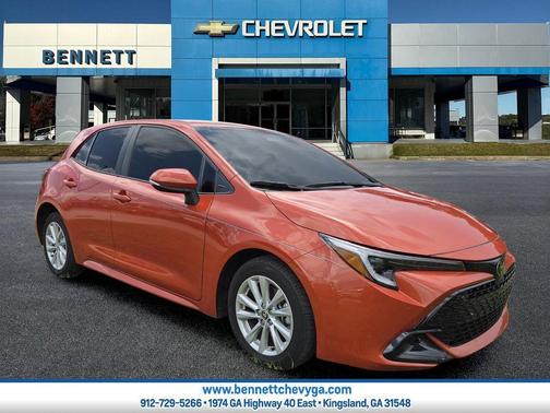 Inferno Red 2025 Toyota Corolla Hatchback SE