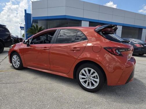 Inferno Red 2025 Toyota Corolla Hatchback SE