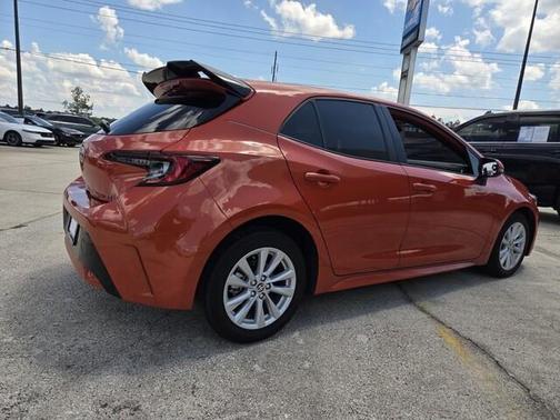 Inferno Red 2025 Toyota Corolla Hatchback SE