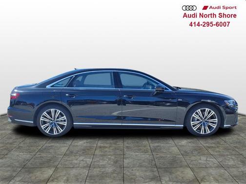 Black Metallic 2023 Audi A8 L 55 TFSI quattro Tiptronic