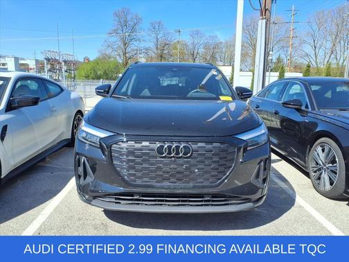 Mythos Black Metallic 2025 Audi Q4 e-tron Premium Plus 55 quattro