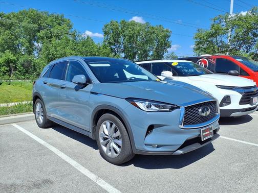 Slate Gray 2022 INFINITI QX50 LUXE AWD